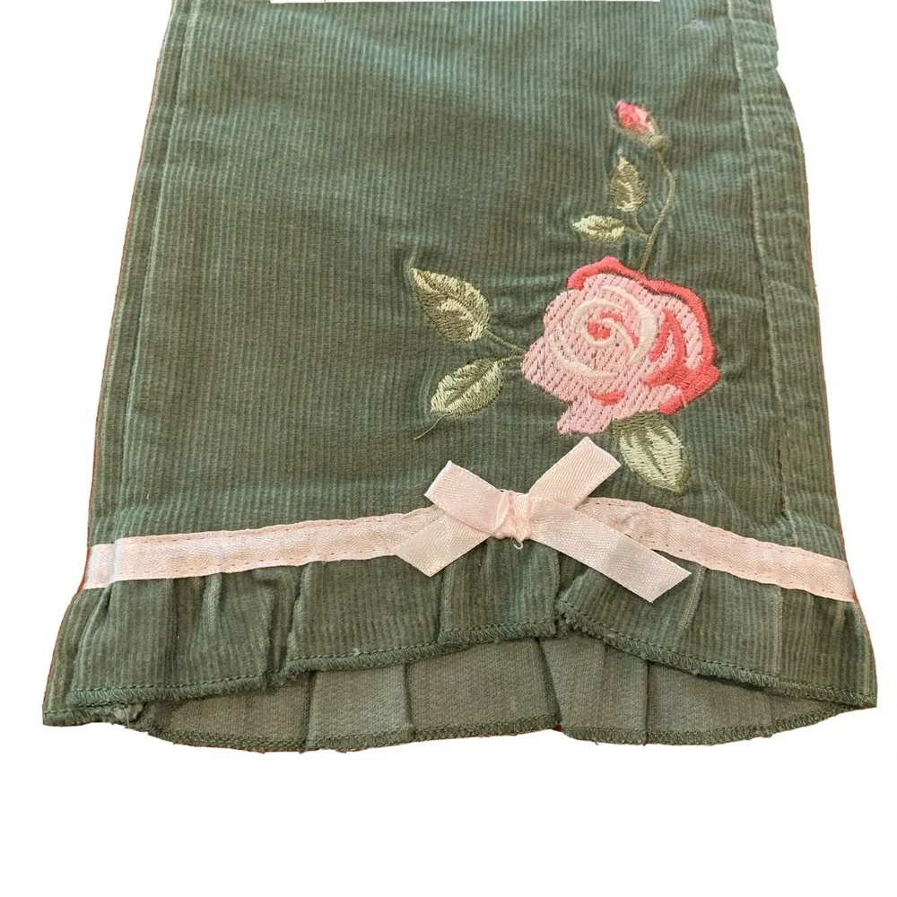 B. T. Kids Girls 2 Piece Outfit 5  New with Tags Pink Green Pants Jacket Soft